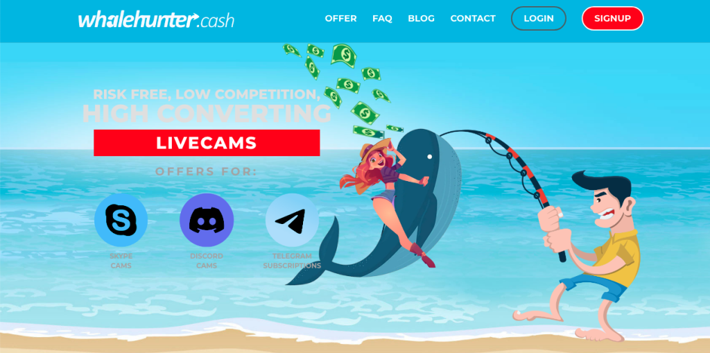 whalehunter CASH affiliate