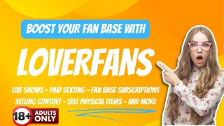 Loverfans Fansite is what you need to gain more views